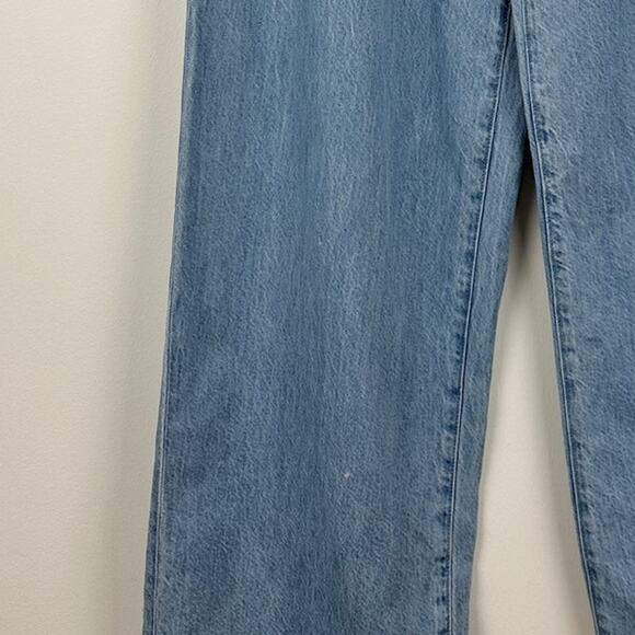 Madewell The Harlow Wide Leg Jean Airy Denim Blue High Waisted Pockets US 27 - Picture 13 of 13